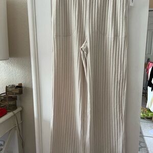 Gap Cream Ribbed Women's sweater Pants